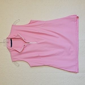 Katherine Way Sleeveless Golf Athletic Tank Top in Pink - Small